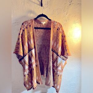 UMGEE sweater open front- with short sleeve, jacket light weight, unique colors